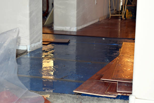 Professional Water Damage Restoration technician working in Jefferson, OH